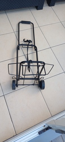Folding metal trolley for - metal,