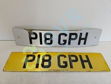 P18 GPH Cherished Personalised Number Plate N/A