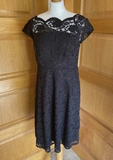 Black Dress Size 12 M&S Lace
