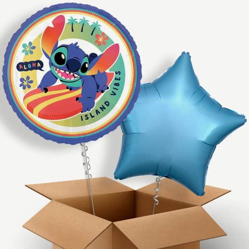 Stitch helium balloon couple - stitch,