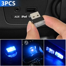 3x Blue LED Car Interior Light