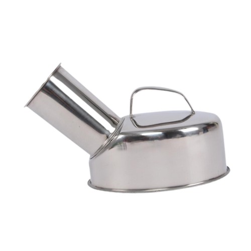 Stainless steel urinal pot men - steel,