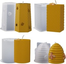 Bekecidi 4 PCS Bee Honeycomb