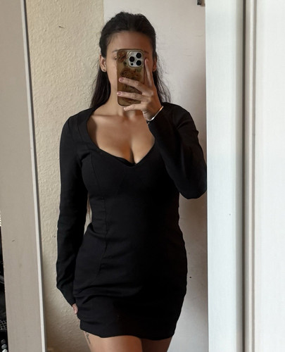Zara black sweetheart neck - zara,