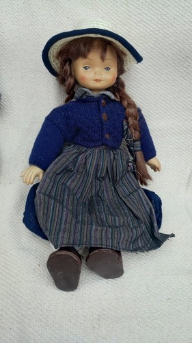 Vintage porcelain doll - 16",