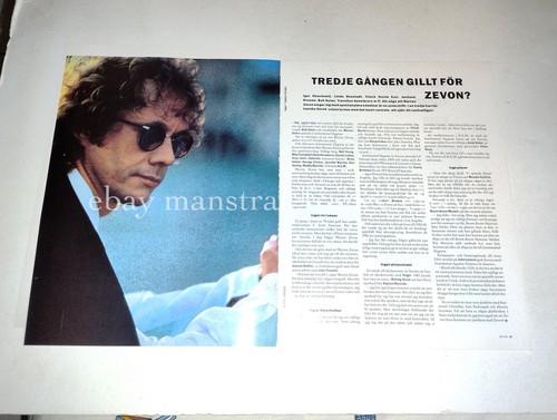 Warren zevon stump mick lynch - warren,