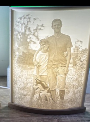 Novelty lamp lithophane - novelty,