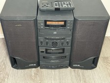 Aiwa LCX-01 Stereo System CD Cassette Tuner with Speakers Vintage 1980s Working