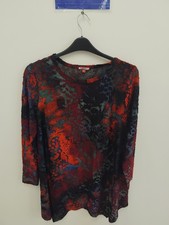 Joe Browns Vibrantly Coloured  long sleeve top, Size 14 