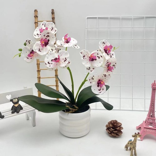 Large artificial pink orchid - artificial,