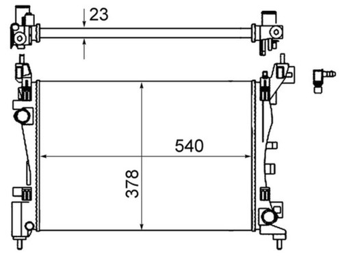 Mahle lcv radiator - lcv,