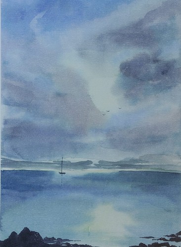 Watercolour art print - art,