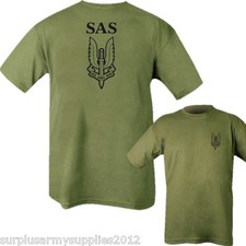 BRITISH ARMY SAS T-SHIRT MENS