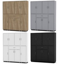 8 Door 12 Shelf Bookshelf & 1