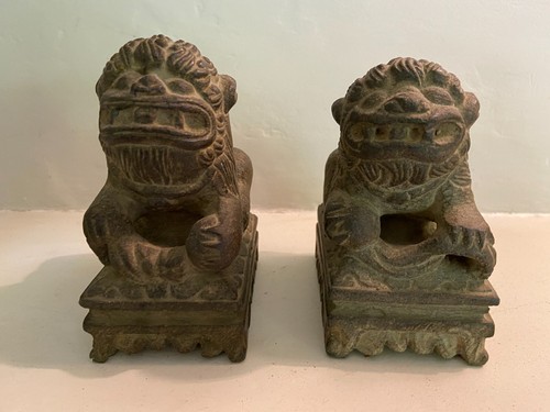 Pair exquisitely carved - pair,
