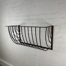 Reclaimed Wall Mounted Iron Hay Rack