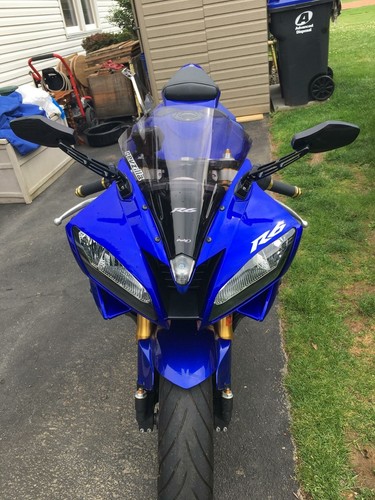 Motorcycle black rear - black, view