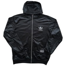 Adidas Black Chile 62 Originals Hooded Jacket Size L