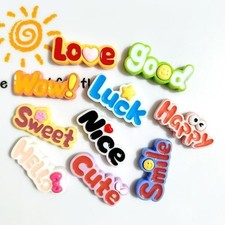 10pcs 3D Fridge Magnets Set – Cute Words Like Love Smile Sweet – Fun Decor&Gifts