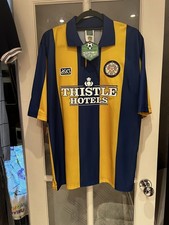 Leeds United 1993-95 Away Shirt - Large - Retro Score Draw l - 21 Tony Yeboah 