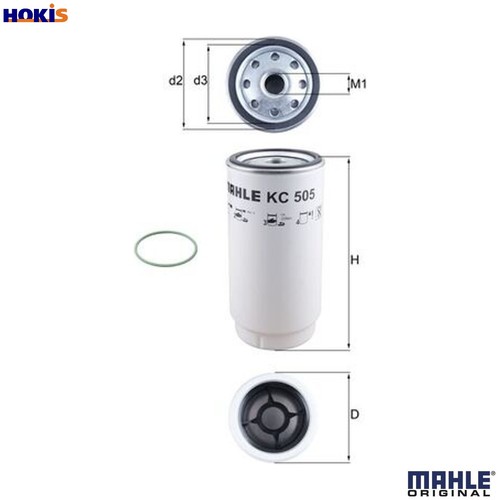 Fuel filter 505d - fuel, kc