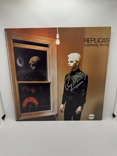 Gary numan signed vinyl - numan,