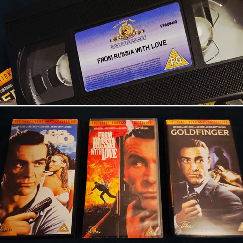 007 james bond - vhs, joblot