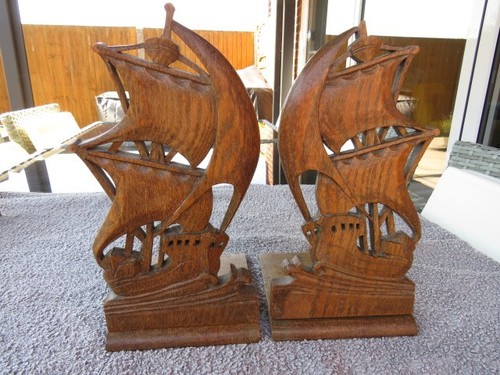 Antique bookends made from - from, the
