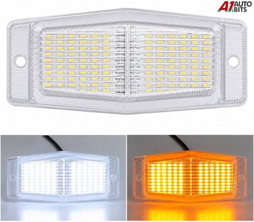Double burner led white - white, amber