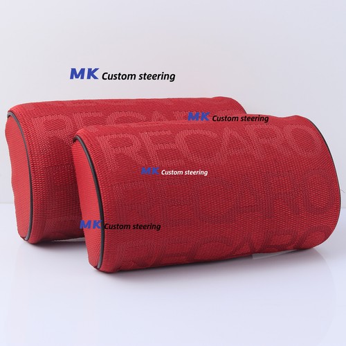 2pcs recaro red - recaro, fabric