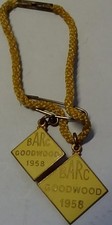 1958 BARC Goodwood Members badges - British Automobile Racing Club
