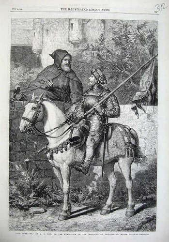 Original old antique print - original,