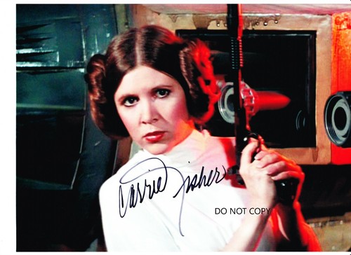 Carrie fisher star wars a4 - fisher, "star
