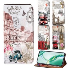 PU Leather Stand Phone Stand Cover Case For Motorola Moto G24/G05/G15/G75 In UK