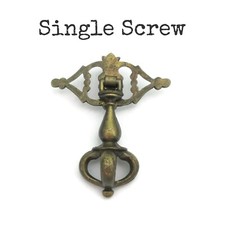 Small vintage drawer drop pull - drop,