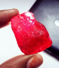 Loose gemstone natural - gemstone, red