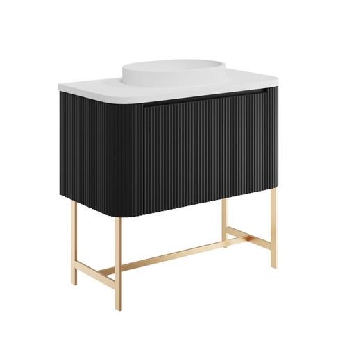 Scudo linea fluted 900 vanity - scudo,