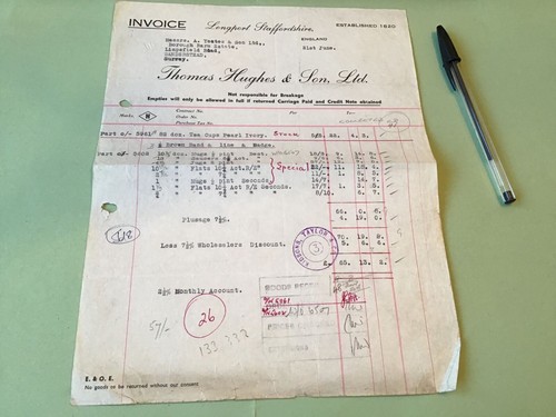 Thomas hughs son ltd - &,