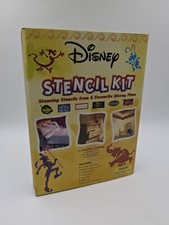 Disney Stencil Kit Lion King Tarzan Mulan and 3 More Movies Art Kit