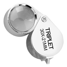 Mini Metal Hand Magnifier –