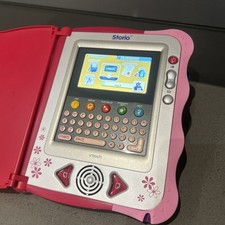 Vtech Storio 1156 Interactive E-Reader With 3 Story Games For Children / Girls