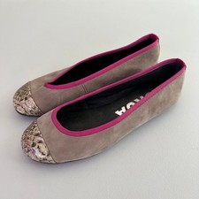 Kokua Suede Taupe Ballet Flats