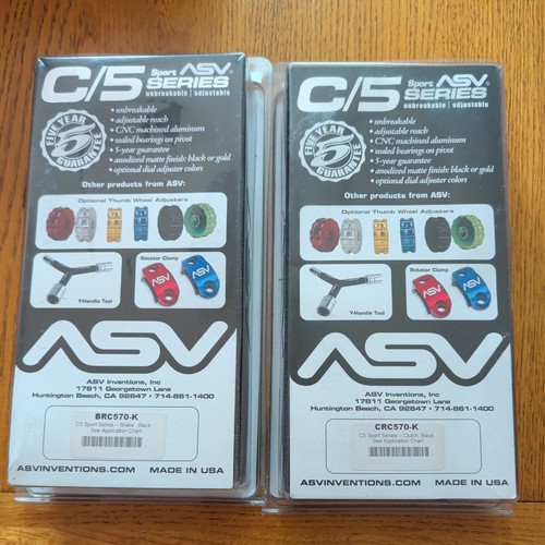 Set asv levers - of, (brake