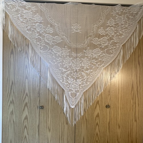Heritage lace shawl wrap - lace,