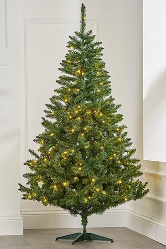 7ft pre lit - christmas, tree