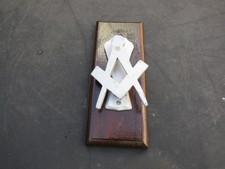 METAL MASONIC DOOR KNOCKER /