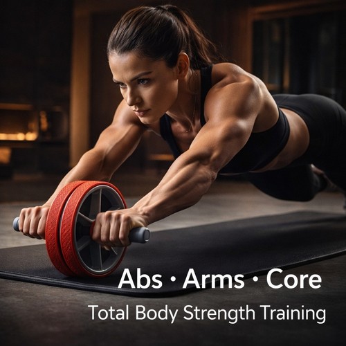 Abs roller exercise - roller, wheel
