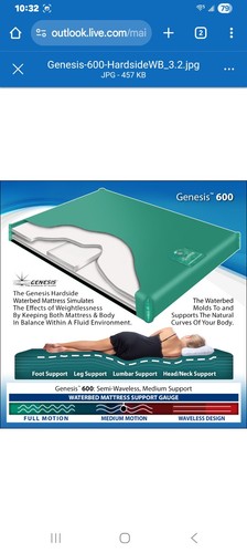 Innomax waterbed mattress - waterbed,
