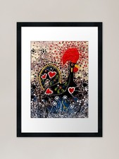 Portuguese Rooster 3 Framed