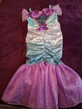 Disney Ariel the Little Mermaid Costume Dress 7-8 George